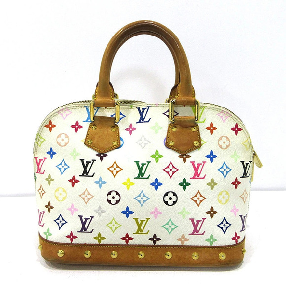 Louis Vuitton Handbags - Louis Vuitton Alma Monogram Handbag Multicolor White